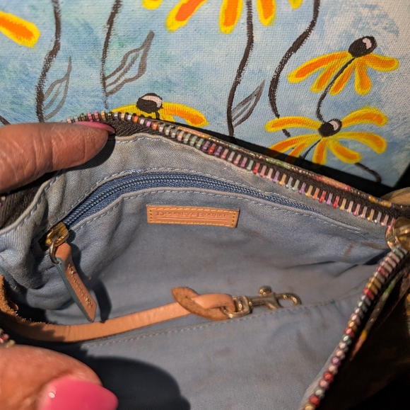 Dooney and Bourke Colorful Star Pattern Bag - Picture 4 of 7